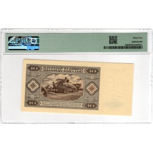 10 Złotych, 1948, seria AW - PMG 64