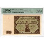 1,000 Złoty, 1947, Series F - PMG 58 EPQ