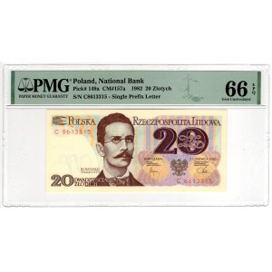 20 Złotych 1982, seria C - PMG 66 EPQ