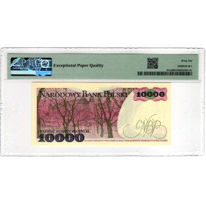 10 000 Złotych 1987, seria A - pierwsza seria - PMG 66 EPQ