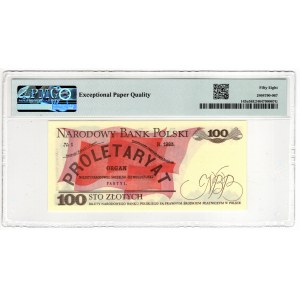 100 zlotych, 1986, SB Series - PMG 58 EPQ