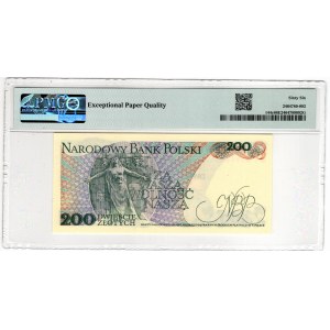 200 zlotych, 1986, DS series - PMG 66 EPQ