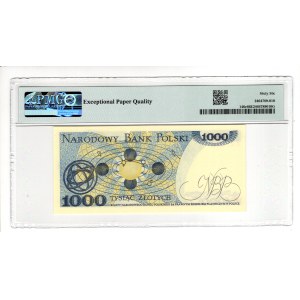1,000 zloty, 1982, EK series - PMG 66 EPQ