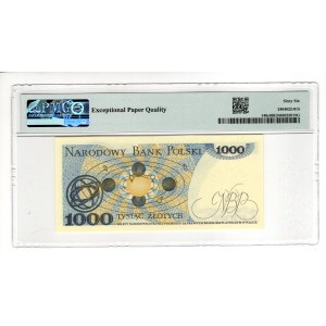 1,000 zloty, 1982, ET series - PMG 66 EPQ