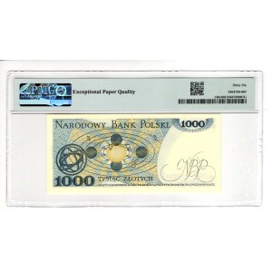 1 000 Złotych 1982, seria KB - PMG 66 EPQ
