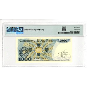 1,000 zloty, 1982, KF series - PMG 67 EPQ