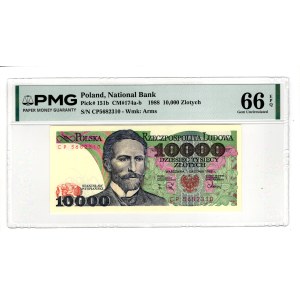 10 zlotych, 1988, CP series - PMG 66 EPQ