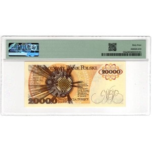 20 000 Złotych 1989, seria AD - PMG 64