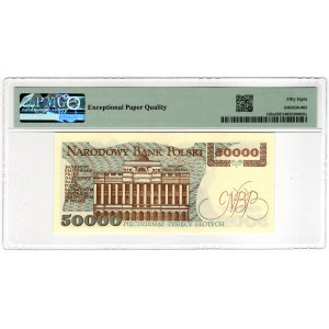 50 000 Złotych 1989, seria M - PMG 58 EPQ