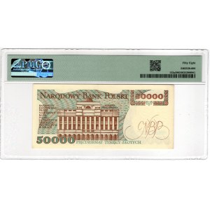 50 000 Złotych 1989, seria AP - PMG 58