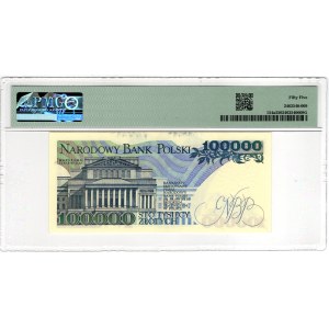 100 zlotych, 1990, BH series - PMG 55