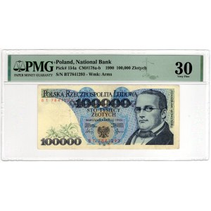 100 zlotych, 1990, BT Series - PMG 30