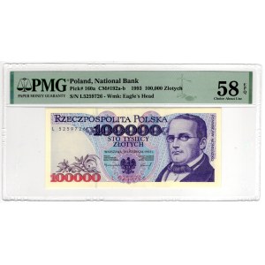 100.000 Złoty 1993, Serie L – PMG 58 EPQ