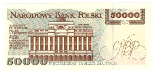 50 000 Złotych 1993, seria A - pierwsza seria, rzadka