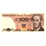 100 zlotych, 1975, Series G—a very rare series