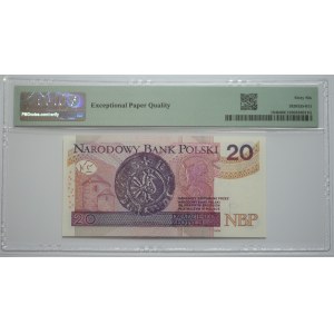 20 Złotych 2016, seria AS - PMG 66 EPQ