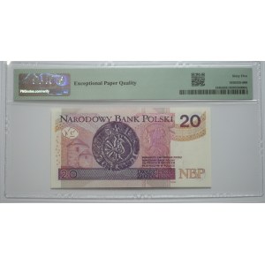 20 zlotých 2016, séria AU – PMG 65 EPQ