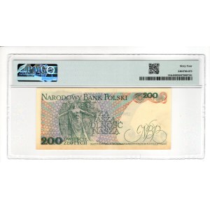 200 Złotych 1986, seria DR - PMG 64