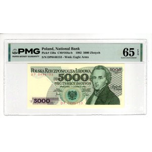 5000 Złotych 1982, seria DP - PMG 65 EPQ