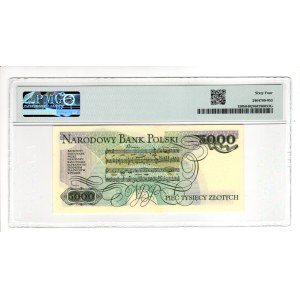 5,000 Złoty, 1986, BR series - PMG 64