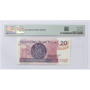 20 Złotych 2016, seria BU - PMG 67 EPQ