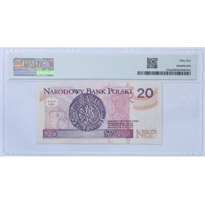 20 zlotych, 1994, AG series - PMG 55