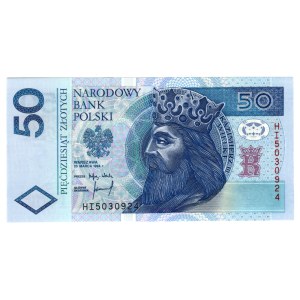 50 złoty 1994, serie HI