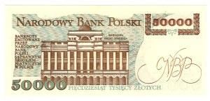 50 000 Złotych 1989, seria A - pierwsza seria