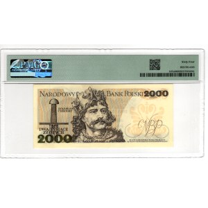 2 zlote, 1977, Series A—the first series—PMG 64