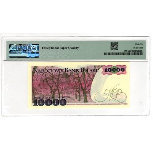 10 000 Złotych 1987, seria A - pierwsza seria - PMG 66 EPQ