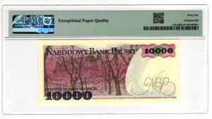 10 000 Złotych 1987, seria A - pierwsza seria - PMG 66 EPQ