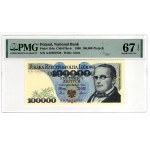 100 zlotych, 1990, AA series - PMG 67 EPQ
