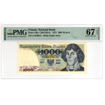 1,000 zloty, 1975, Series A—the first series—PMG 67 EPQ