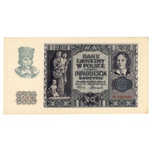20 zlotych, 1940, H Series