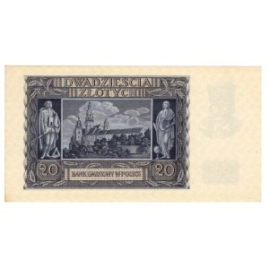 20 zlotych, 1940, H Series