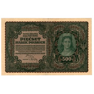 500 Polish Marks, 1919, Series I BC