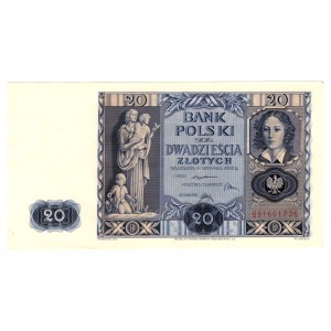 20 złoty del 1936, serie BB
