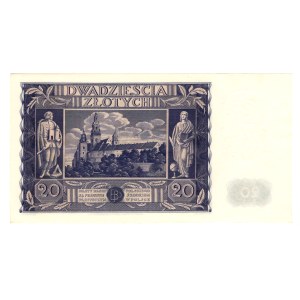 20 złoty del 1936, serie BB