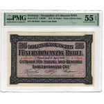 Poznań, 25 Rubles 1916, Series A—a very rare first series—PMG 55 EPQ