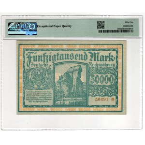 Gdańsk, 50,000 Marks, 1923 - PMG 55 EPQ