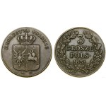 Poland, 3 grosze (trojak), 1831 KG, Warsaw
