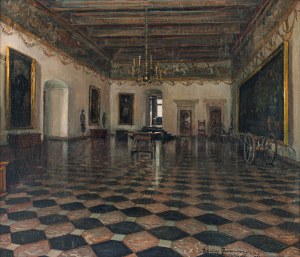 Błażej Iwanowski (1889 Jabłonna-1966 Warszawa), Sala na Wawelu, 1939