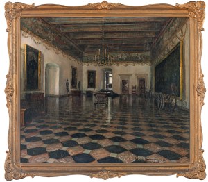 Błażej Iwanowski (1889 Jabłonna-1966 Warszawa), Sala na Wawelu, 1939
