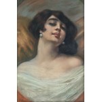 Tekla Michalina Nowicka (1877-1932), Portert kobiety w bieli, 1918