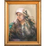 Józef Ujheli (1895-?), Ritratto di una donna delle montagne