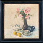 Gustav Schutt (1890 Vienna – 1968 Laxenburg), Still Life with a Bouquet of Roses