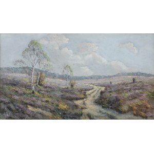 Garstin Cox (1892, Camborne – 1933, ibid.), Landscape with Heather