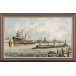 Willem Bos (1906, Rotterdam – 1974, The Hague), The Port of Rotterdam