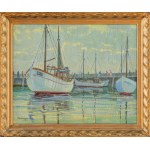 Feliks Paszkowski (1904, Łódź – 1986, ibid.), Cutters in the Port of Hel, 1938