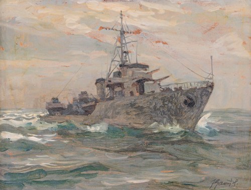 Jan Gasiński (1903 Wólka Grodziska - 1967 Gdynia), ORP „Burza”